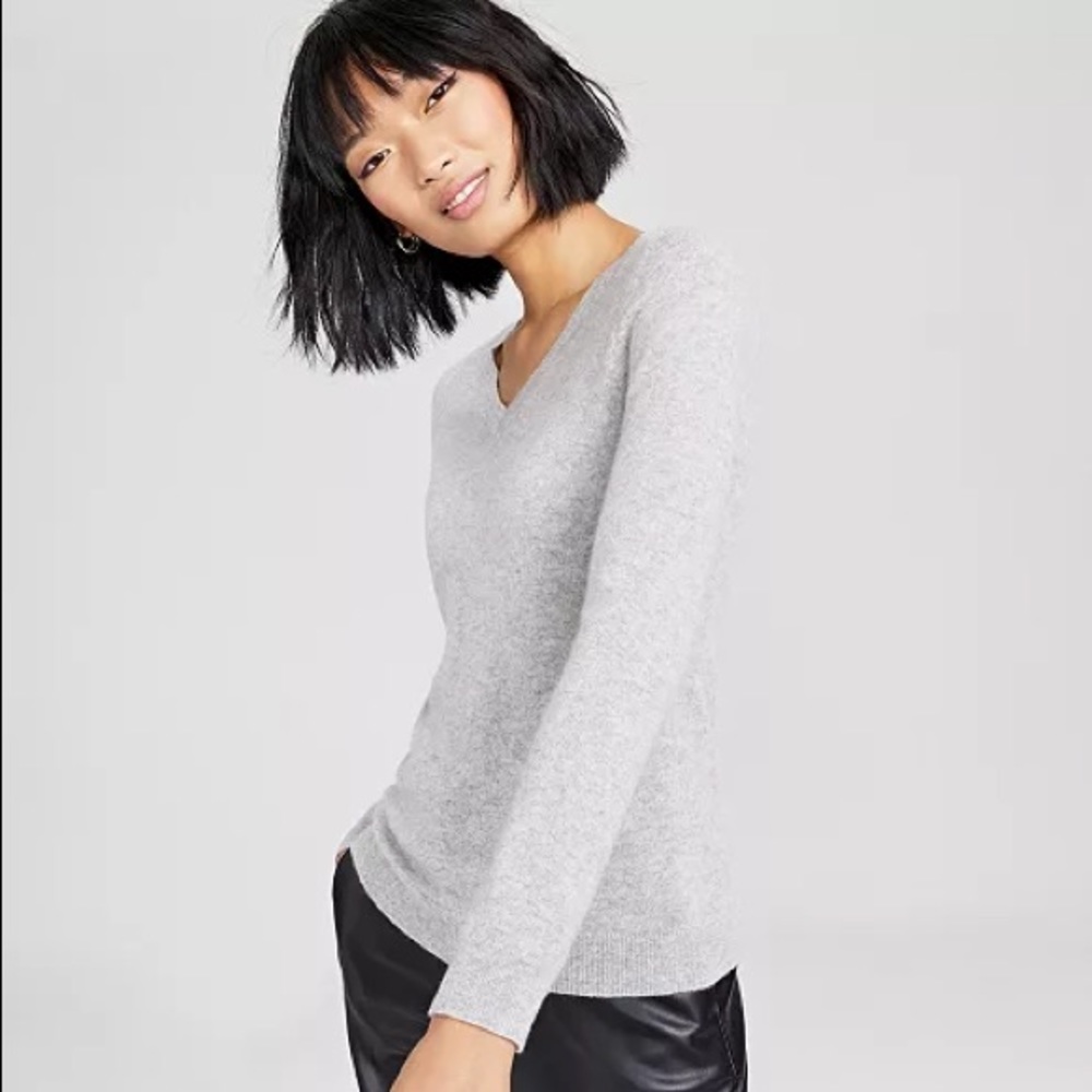 Cashmere Charter Club Gray Sweater